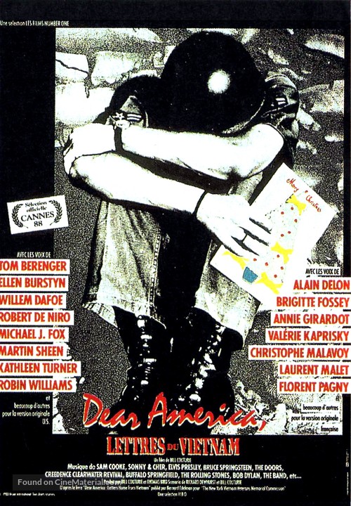 Dear America: Letters Home from Vietnam - French Movie Poster
