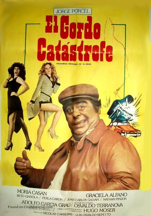 El gordo cat&aacute;strofe - Argentinian Movie Poster