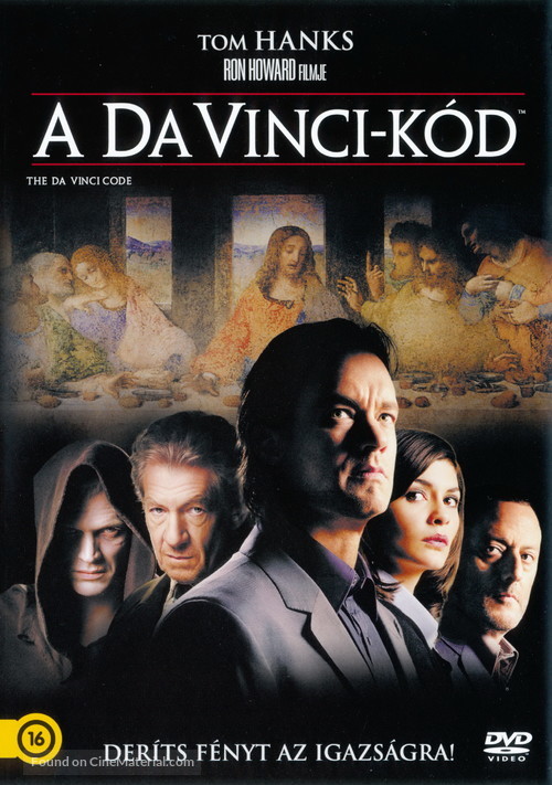 The Da Vinci Code - Hungarian DVD movie cover