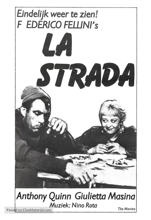 La strada - Dutch Movie Poster