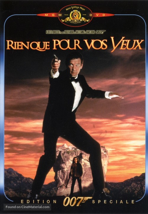 For Your Eyes Only - French DVD movie cover
