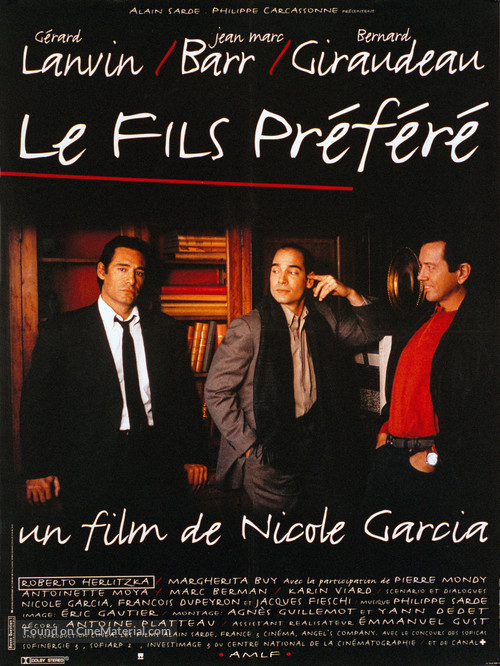 Fils pr&eacute;f&eacute;r&eacute;, Le - French Movie Poster