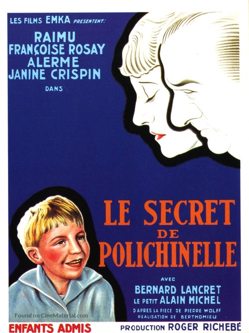 Le secret de Polichinelle - French Movie Poster