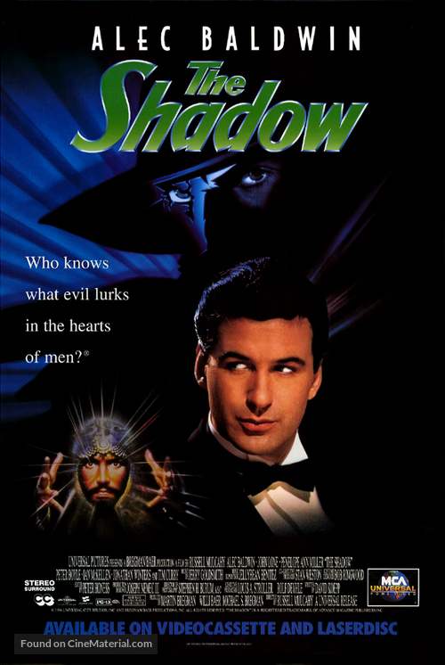 The Shadow - Video release movie poster