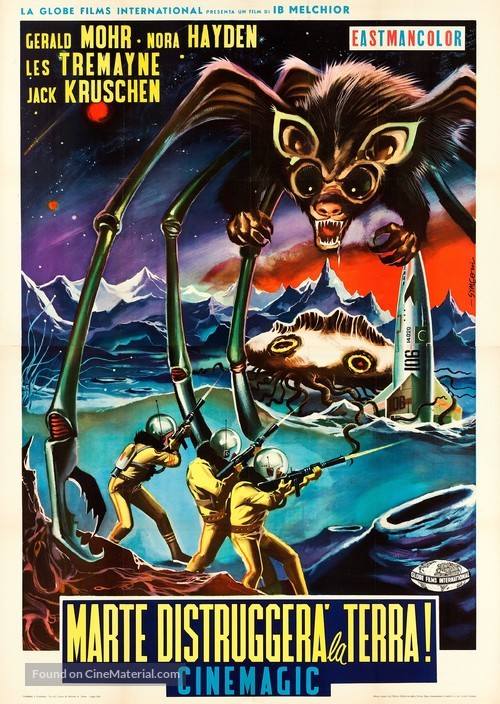 The Angry Red Planet - Italian Movie Poster