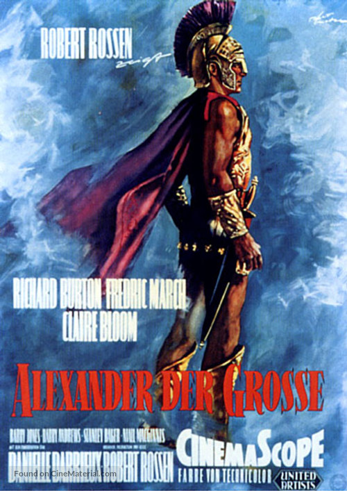 Alexander the Great - German Movie Poster