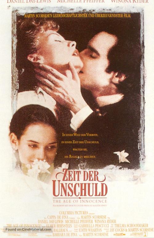 The Age of Innocence - German Movie Poster