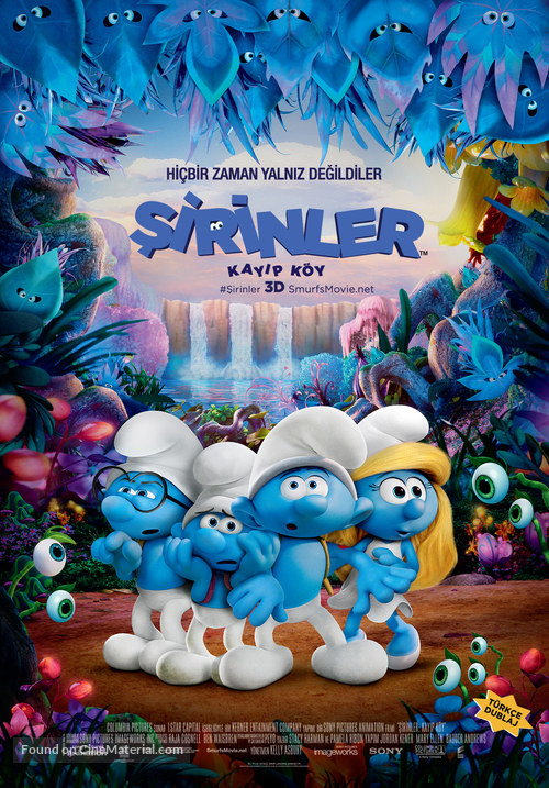 Smurfs: The Lost Village - Turkish Movie Poster