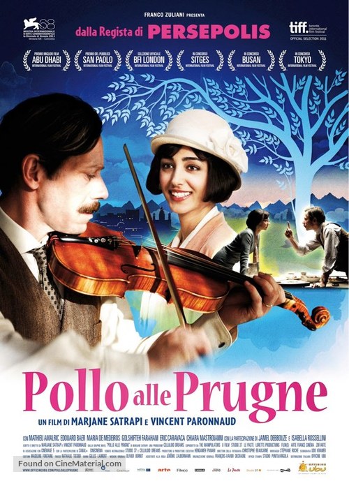 Poulet aux prunes - Italian Movie Poster
