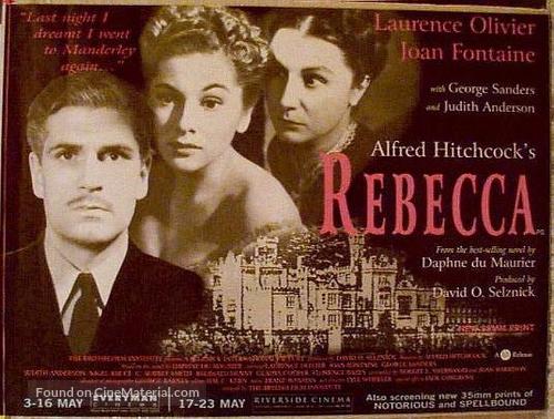 Rebecca - British Movie Poster