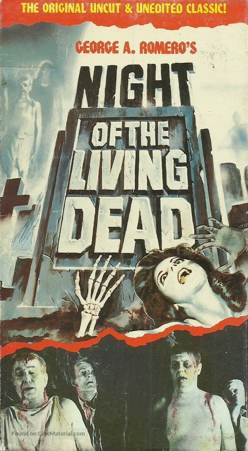 Night of the Living Dead - VHS movie cover