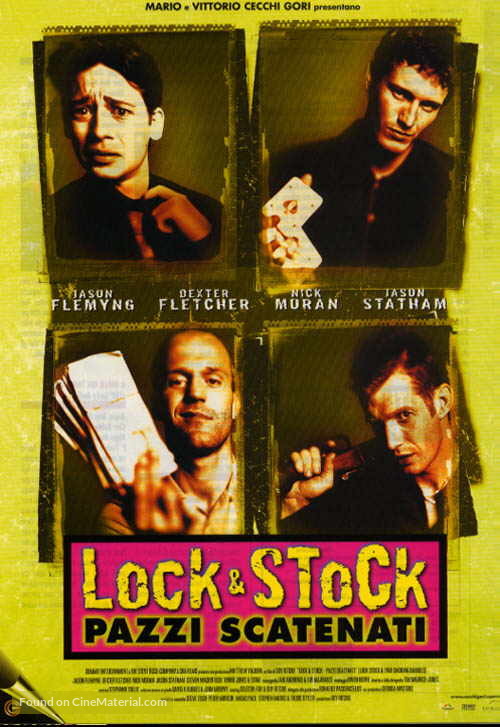 Lock Stock And Two Smoking Barrels - Italian Movie Poster