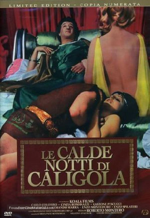 Le calde notti di Caligola - Italian DVD movie cover