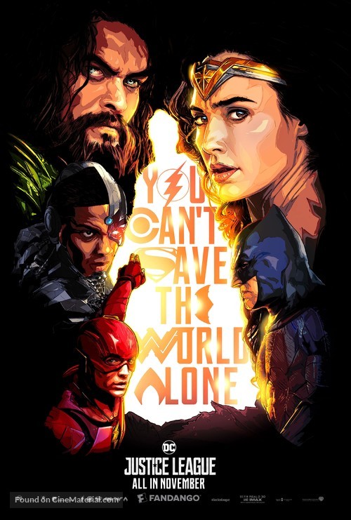 Justice League - British Movie Poster