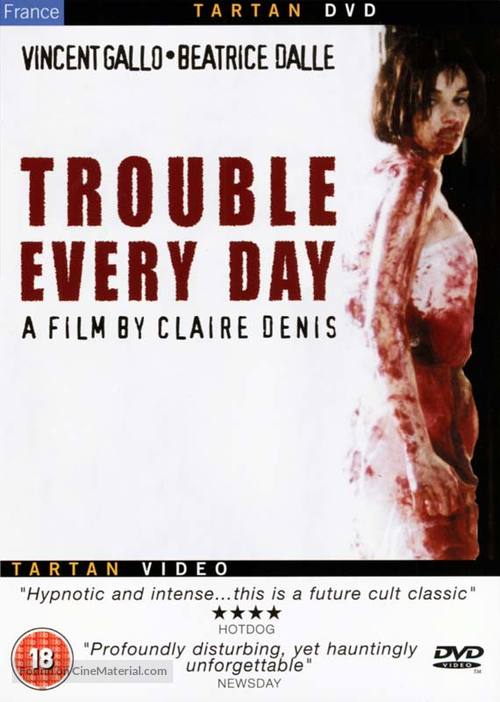 Trouble Every Day - British DVD movie cover