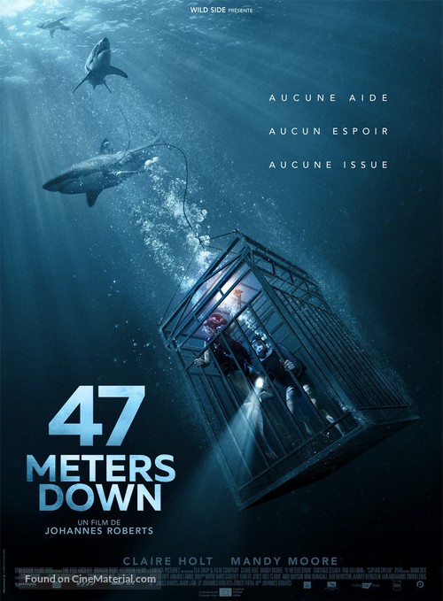 47 Meters Down - French Movie Poster