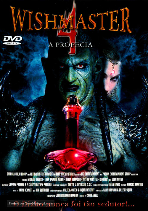 Wishmaster 4: The Prophecy Fulfilled - Portuguese DVD movie cover