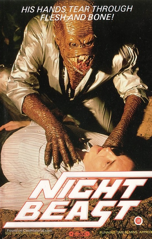 Nightbeast - British VHS movie cover