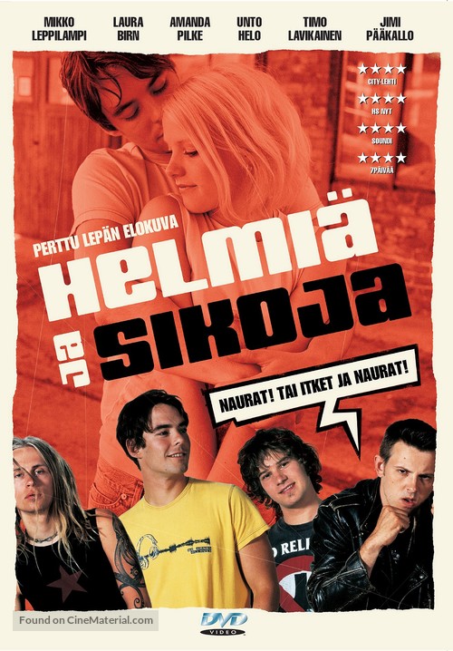 Helmi&auml; ja sikoja - Finnish DVD movie cover