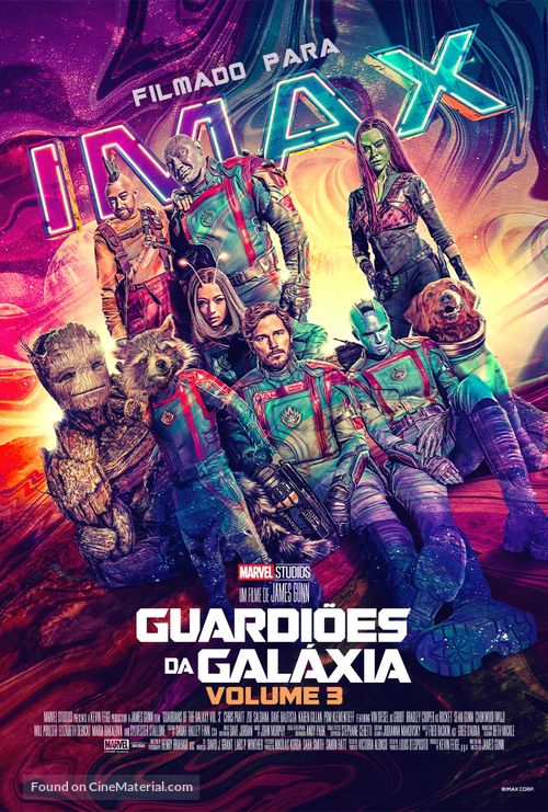 Guardians of the Galaxy Vol. 3 - Brazilian Movie Poster