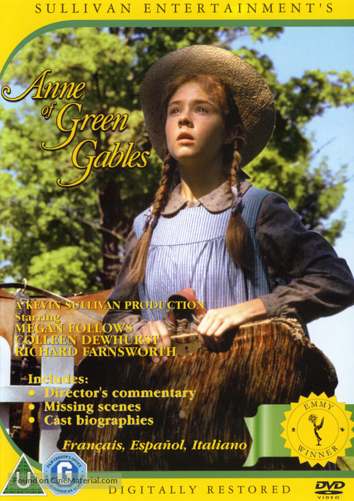 Anne of Green Gables - British DVD movie cover