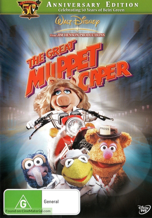 The Great Muppet Caper - Australian DVD movie cover