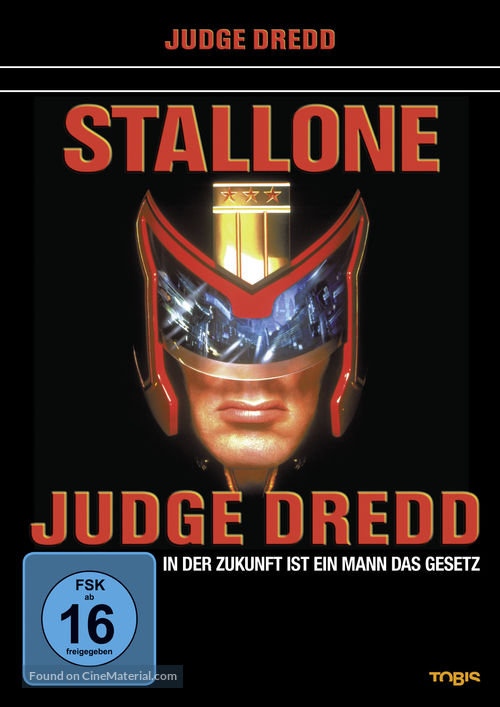 Judge Dredd - German DVD movie cover