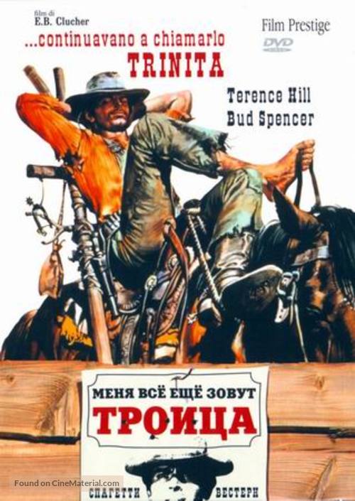 ...continuavano a chiamarlo Trinit&agrave; - Russian DVD movie cover