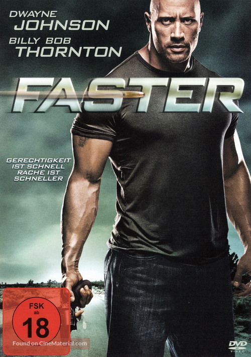 Faster - German DVD movie cover