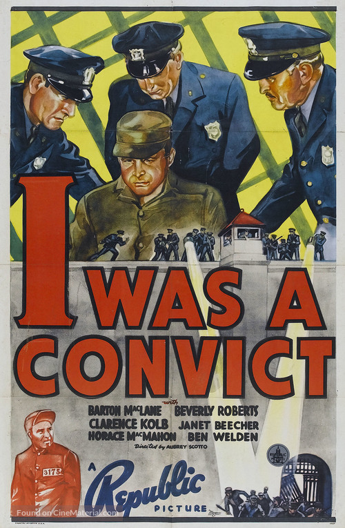 I Was a Convict - Movie Poster