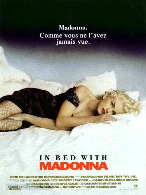 Madonna: Truth or Dare - French Movie Poster
