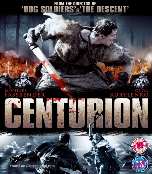 Centurion - British Blu-Ray movie cover