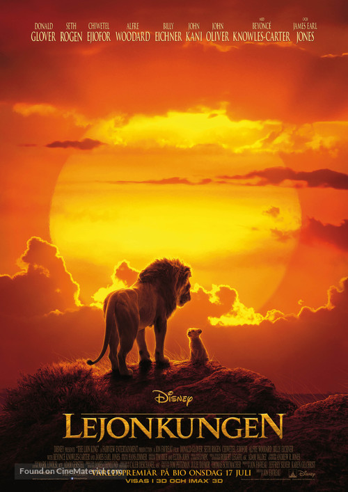 The Lion King - Swedish Movie Poster