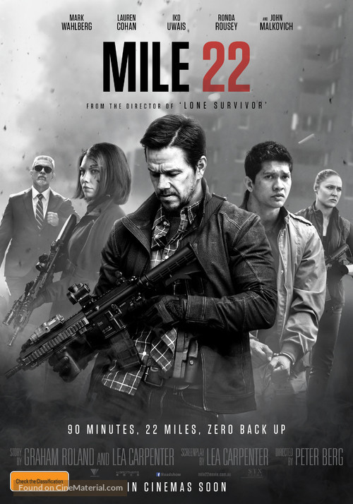 Mile 22 - Australian Movie Poster