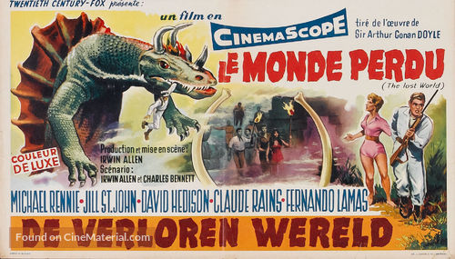 The Lost World - Belgian Movie Poster