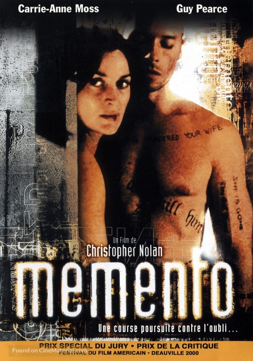 Memento - French DVD movie cover