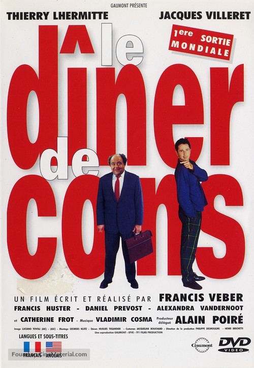 Le d&icirc;ner de cons - French DVD movie cover