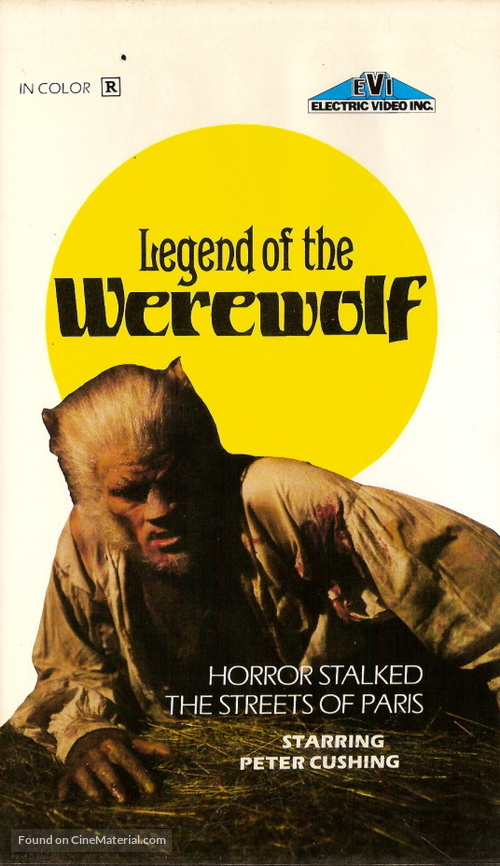 Legend of the Werewolf - VHS movie cover