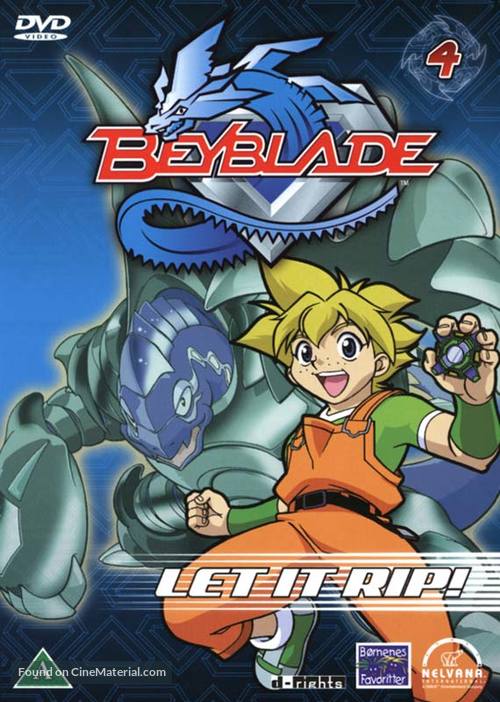 &quot;Bakuten shoot beyblade&quot; - Danish DVD movie cover