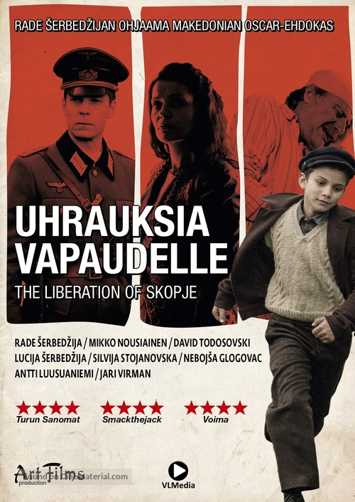 Osloboduvanje na Skopje - Finnish DVD movie cover