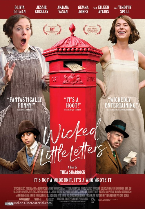 Wicked Little Letters - Canadian Movie Poster