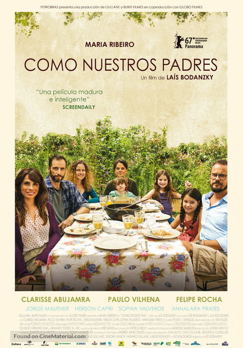 Como Nossos Pais - Spanish Movie Poster