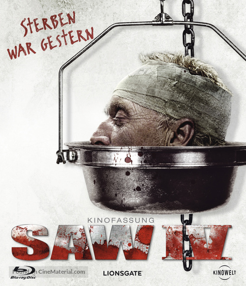 Saw IV - German Blu-Ray movie cover