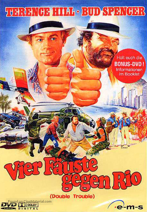 Non c&#039;&eacute; due senza quattro - German DVD movie cover