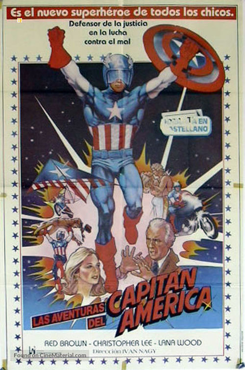 Captain America II: Death Too Soon - Spanish Movie Poster
