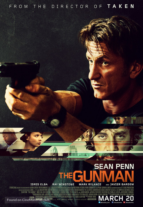 The Gunman - Canadian Movie Poster