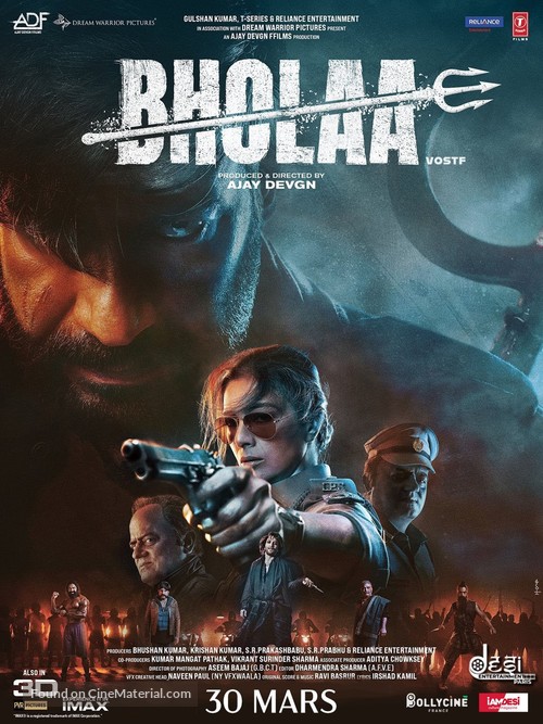 Bholaa - French Movie Poster