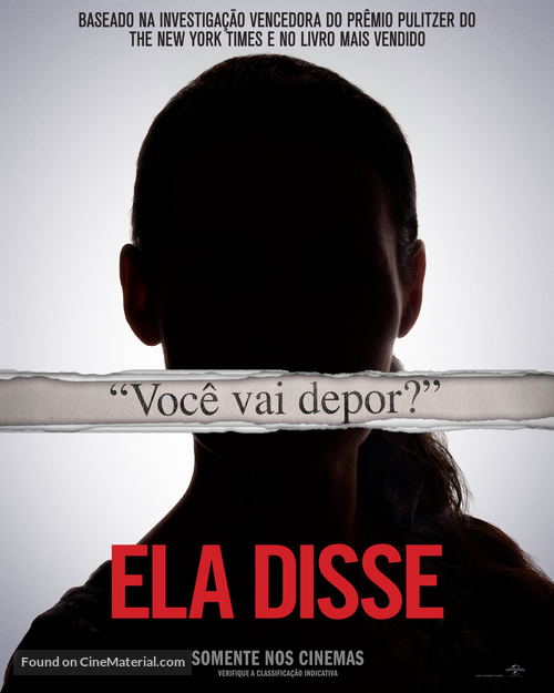 She Said - Brazilian Movie Poster