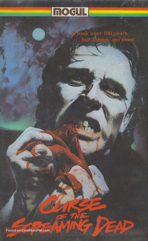 The Curse of the Screaming Dead - VHS movie cover