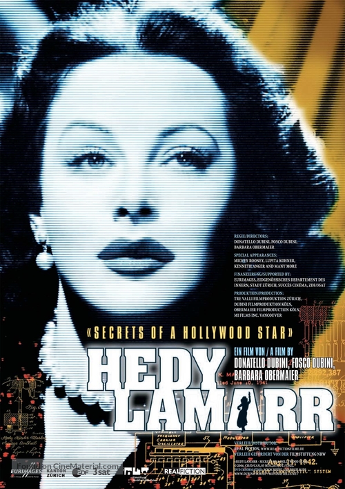 Hedy Lamarr: Secrets of a Hollywood Star - German poster